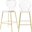 Clarion Counter Stool In Gold (Set Of 2) - 767-C | Meridian