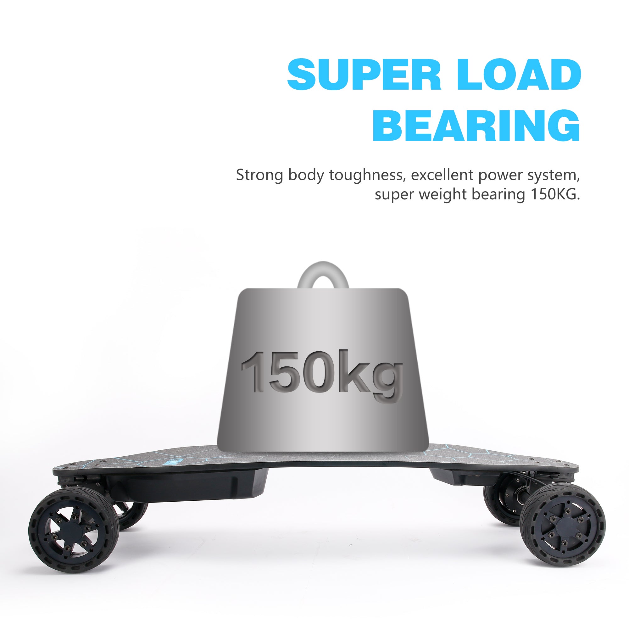 All terrain dual 1000*2 hub motor electric skateboard – Home 