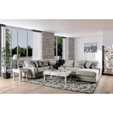 Colstrip - Sectional - Beige - Home Elegance USA