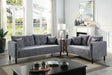 Lynda - Sofa & Loveseat - Dark Gray