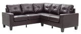 Glory Furniture Newbury G464B-SC SectionalÃŠÃŠ , DARK BROWN - Home Elegance USA