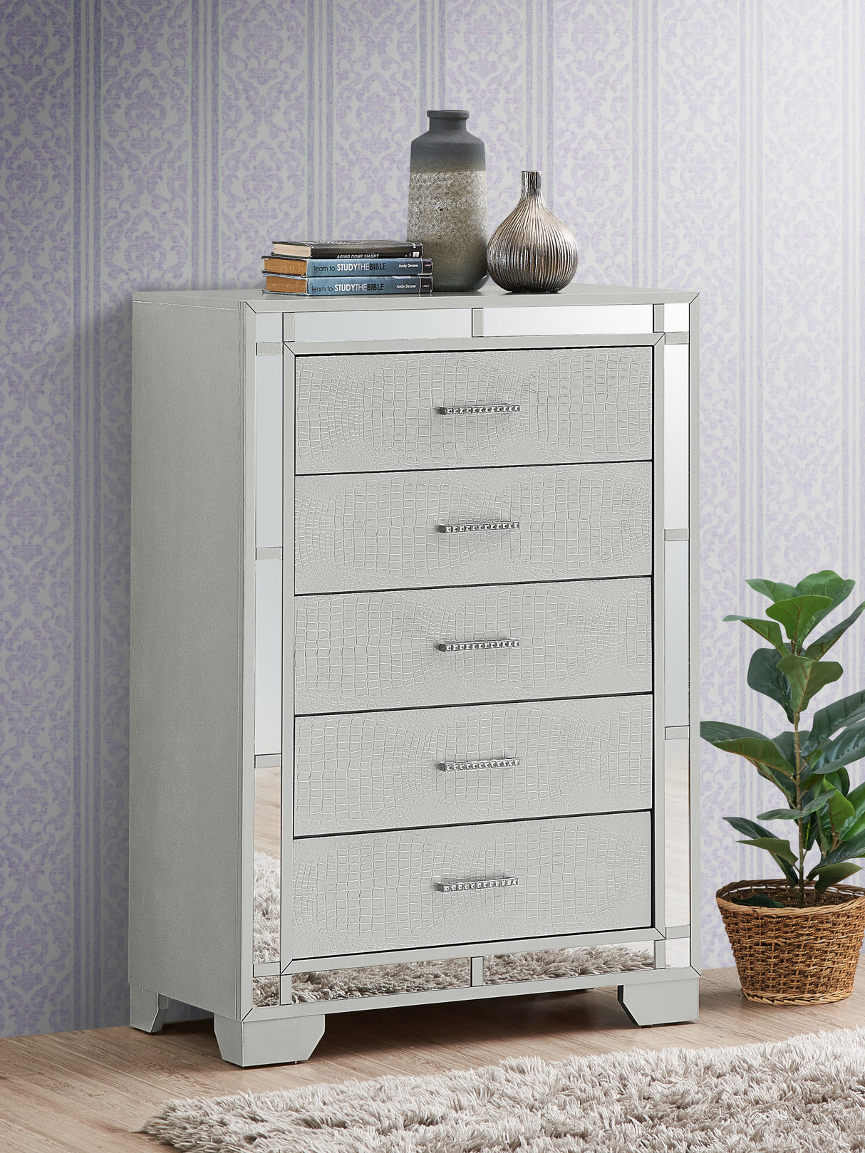 Glory Furniture Madison G6600-CH  , Silver Champagne - Home Elegance USA