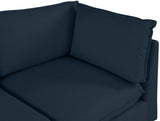 Mackenzie - Modular Sectional 5 Piece- Navy - Home Elegance USA