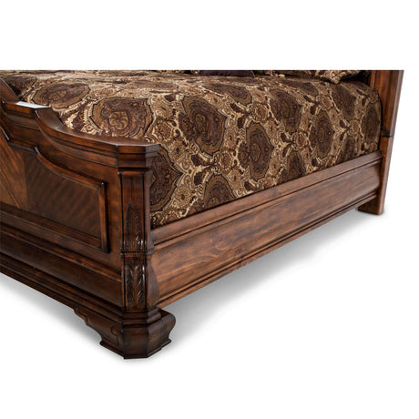 Aico Furniture - Tuscano Melange Queen Mansion Bed - 34000Mqn3-34