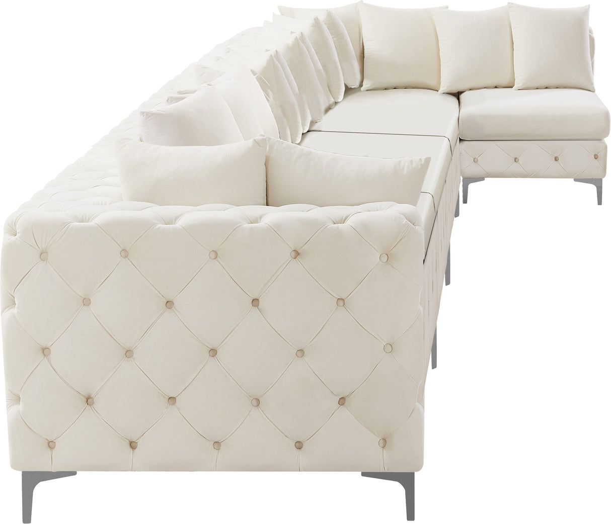 Tremblay - Modular Sectional 7 Piece - Cream - Modern & Contemporary - Home Elegance USA