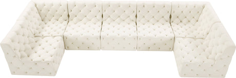 Tuft - Modular Sectional 7 Piece - Cream - Fabric - Home Elegance USA