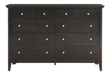 Glory Furniture Hammond G5450-D Dresser , Black - Home Elegance USA