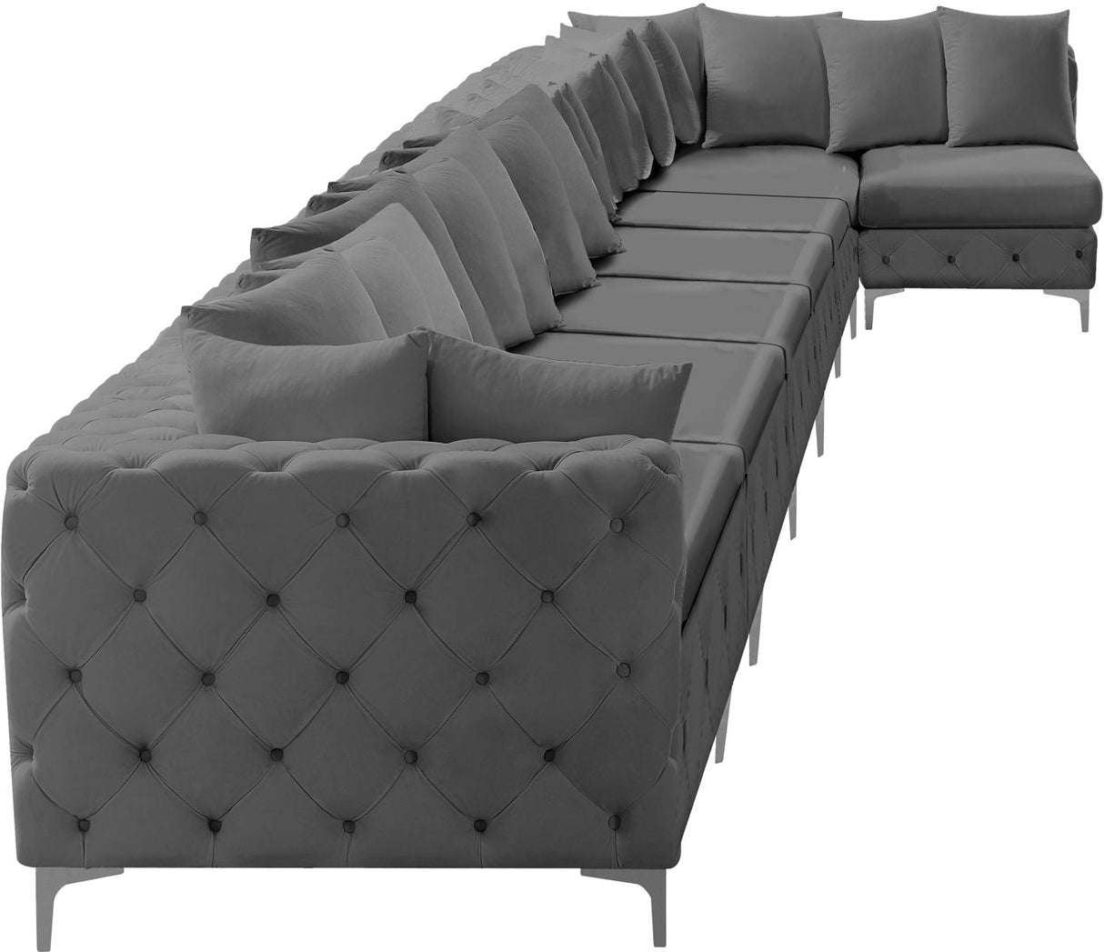 Tremblay - Modular Sectional 8 Piece - Gray - Modern & Contemporary - Home Elegance USA