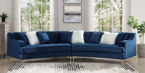 Selena - Sectional - Navy