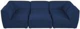 Miramar - Modular Sectional 6 Piece - Navy - Modern & Contemporary - Home Elegance USA