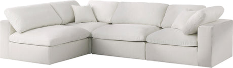 Serene - Cloud Modular Sectional 4 Piece - Cream - Home Elegance USA