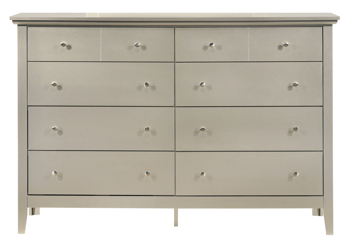 Glory Furniture Hammond G5403-D Dresser , Silver Champagne - Home Elegance USA