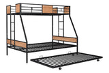 TWIN OVER FULL BUNK WITH TRUNDLE (old sku: W42737495) - Home Elegance USA