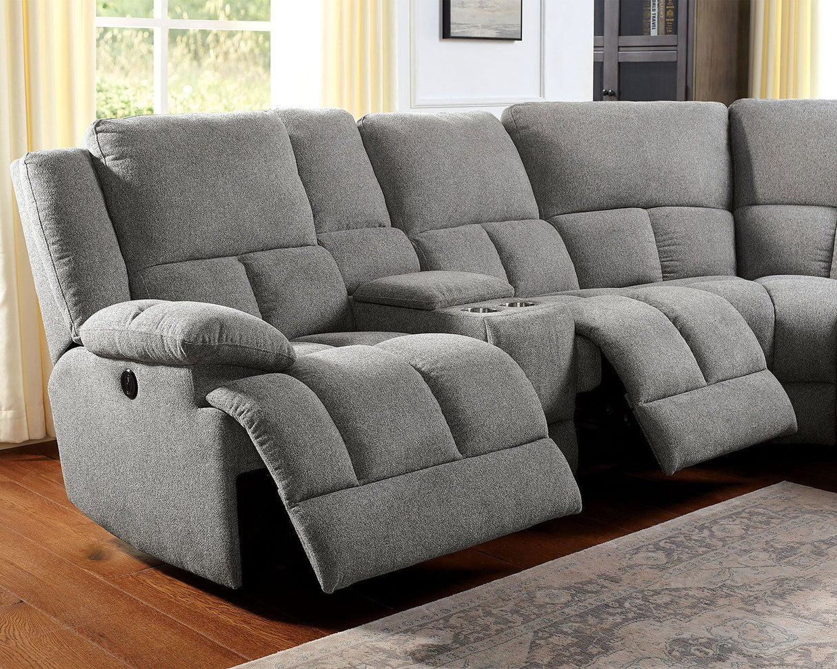 Lynette - Sectional - Gray - Home Elegance USA