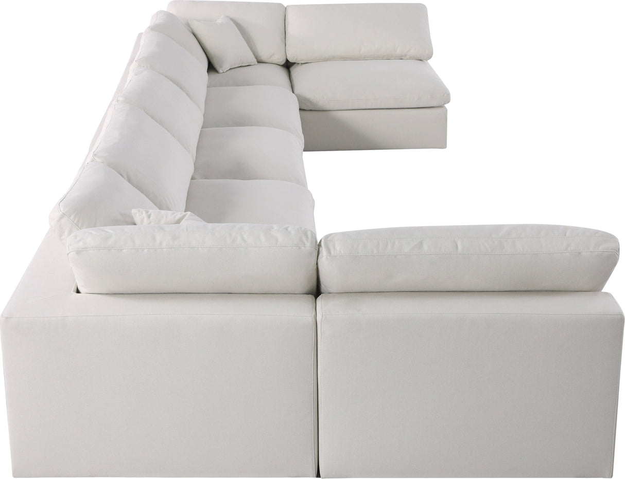 Serene - Cloud Modular Sectional 7 Piece - Cream - Home Elegance USA