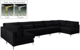 Julia - Modular Sectional 7 Piece - Black - Home Elegance USA