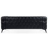 84.06 Inch Width Traditional Square Arm removable cushion 3 seater Sofa - W68041369 - image - 8