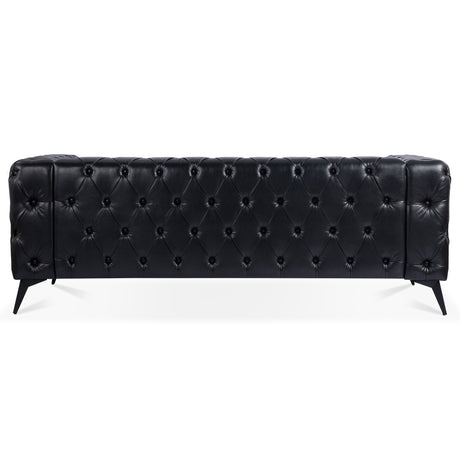 84.06 Inch Width Traditional Square Arm removable cushion 3 seater Sofa - W68041369 - image - 8