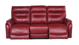 Top-Grain Leather Motion Set: Decadent Comfort, Contemporary Style, Wine or Coffee Color, Reclining with USB Control Panel - Home Elegance USA