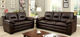 Parma - Sofa & Loveseat - Brown - Home Elegance USA