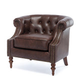 Ophelia Button Tufted Accent Chair - Home Elegance USA