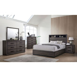 Conwy - 5 Piece Queen Bedroom Set With 2Ns - Gray - Home Elegance USA