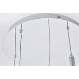Amherst Led 5 - Light Round Chandelier In Chrome | Elegant Lighting | Home Elegance USA