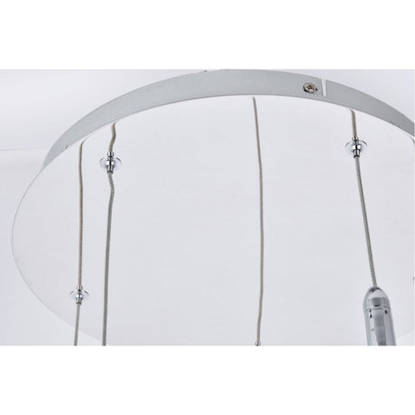 Amherst Led 5-Light Round Chandelier In Chrome | Elegant Lighting