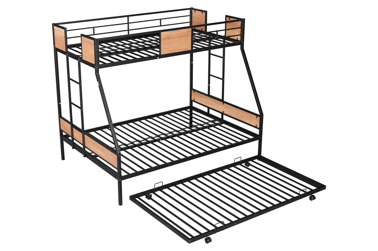 TWIN OVER FULL BUNK WITH TRUNDLE (old sku: W42737495) - Home Elegance USA