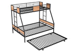 TWIN OVER FULL BUNK WITH TRUNDLE (old sku: W42737495) - Home Elegance USA