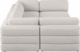 Beckham - Modular Sectional 6 Piece - Beige - Fabric - Home Elegance USA