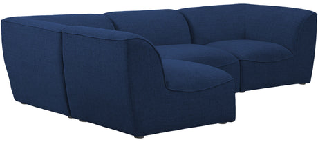 Miramar - Modular Sectional 4 Piece - Navy - Home Elegance USA