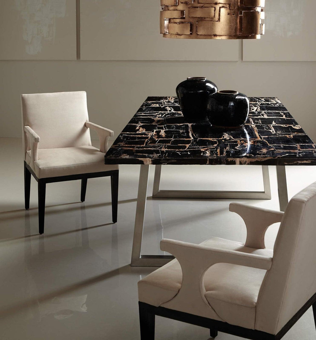 Bernhardt Interiors Pierre Noire Dining Table - Home Elegance USA