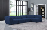 Miramar - Modular Sectional 5 Piece - Navy - Home Elegance USA