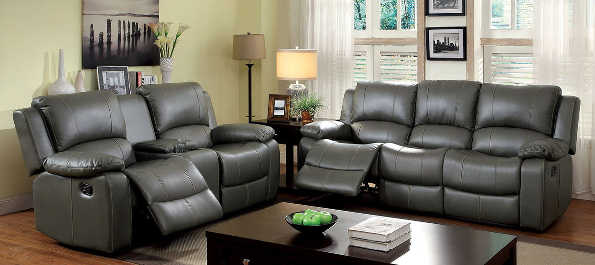 Sarles - Sofa & Loveseat - Gray - Home Elegance USA