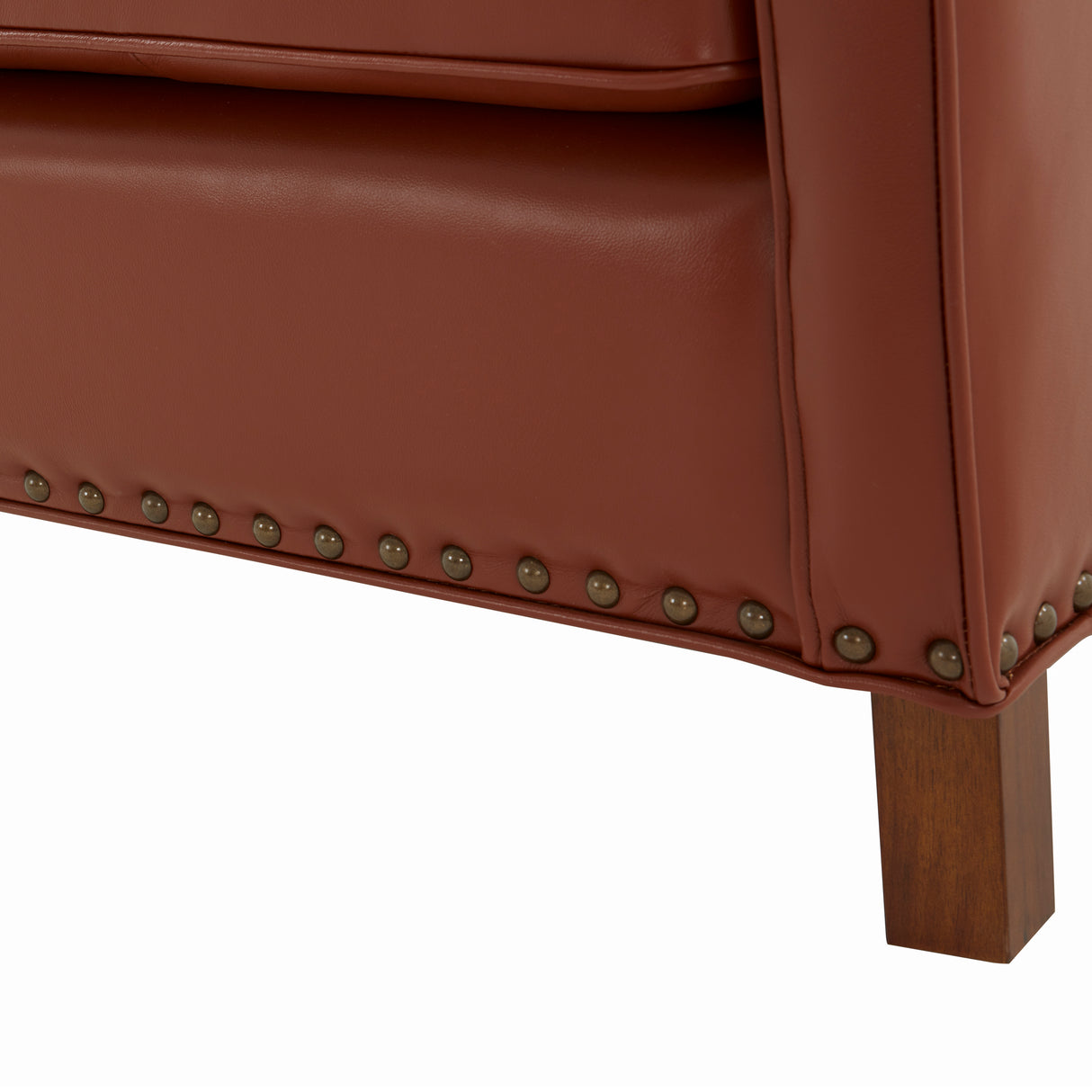 Elizabeth Top Grain Leather Arm Chair - Home Elegance USA