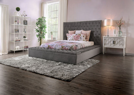 Golati - California King Bed - Gray - Home Elegance USA