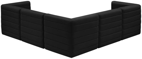 Quincy - Modular Sectional - Black - Modern & Contemporary - Home Elegance USA