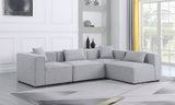 Cube - Modular Sectional 4 Piece - Gray - 630Grey - Sec4B - Home Elegance USA - 6