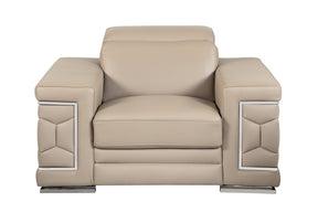 Top Grain Italian Leather Chair - Home Elegance USA