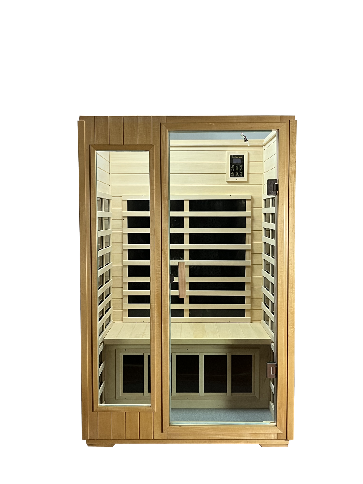 Two  Person Outdoor Basswood Far Infrared Sauna Room