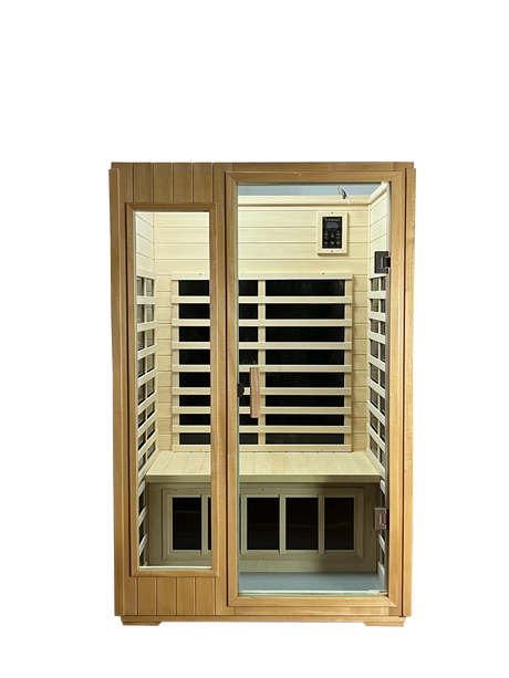 Two  Person Outdoor Basswood Far Infrared Sauna Room