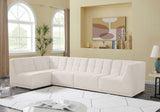 Relax - Modular Sectional 5 Piece - Cream - Fabric - Home Elegance USA