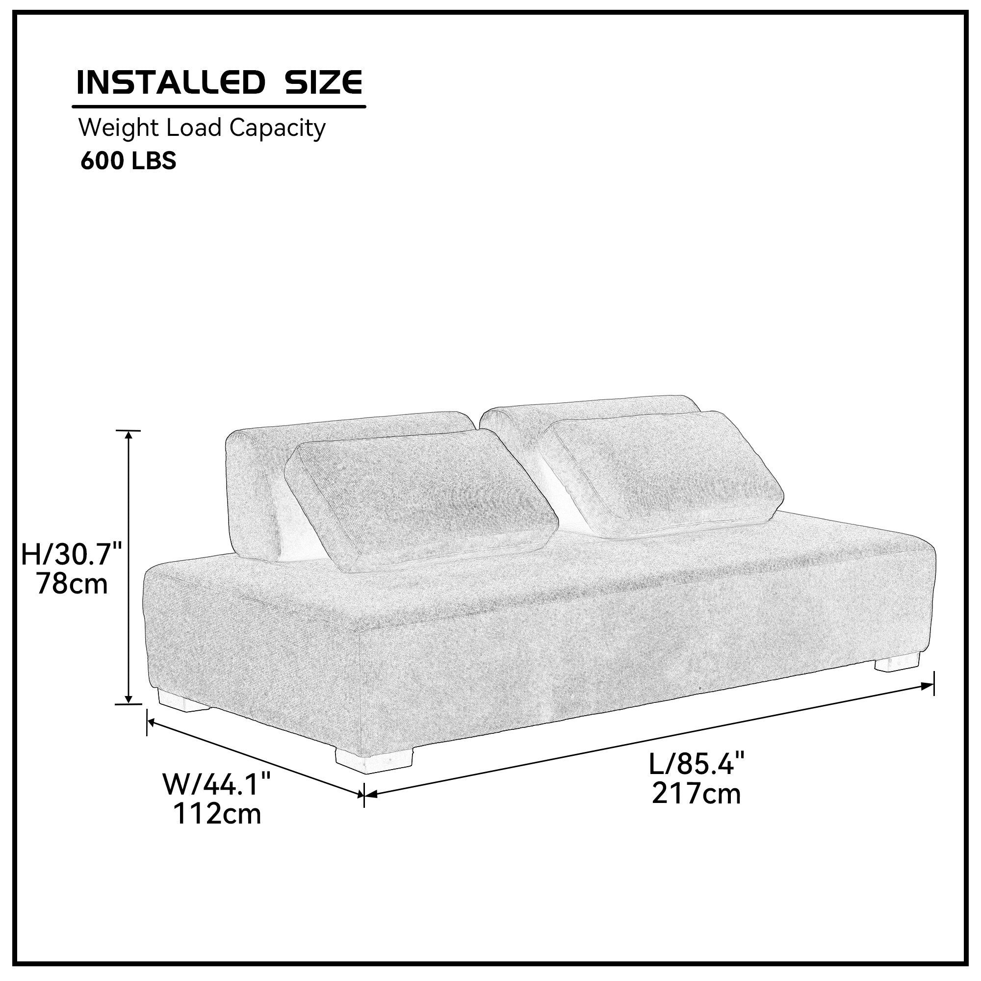 Sofa three 2024 seater size