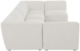 Miramar - Modular Sectional 6 Piece - Cream - Home Elegance USA