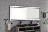 LTL needs to consult the warehouse address84*32 LED Lighted Bathroom Wall Mounted Mirror with High Lumen+Anti-Fog Separately Control+Dimmer Function