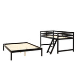 Twin over full bunk bed (Espresso) ( old sku: WF193722AAP ) - Home Elegance USA