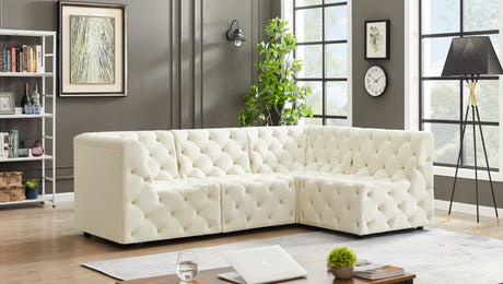 Tuft - Modular Sectional 4 Piece - Cream - Home Elegance USA