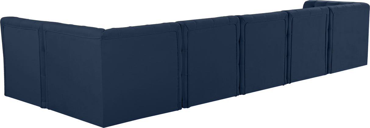 Tuft - Modular Sectional 6 Piece - Navy - Home Elegance USA