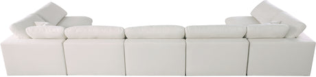 Plush - Cloud Modular Sectional 7 Piece - Cream - Home Elegance USA